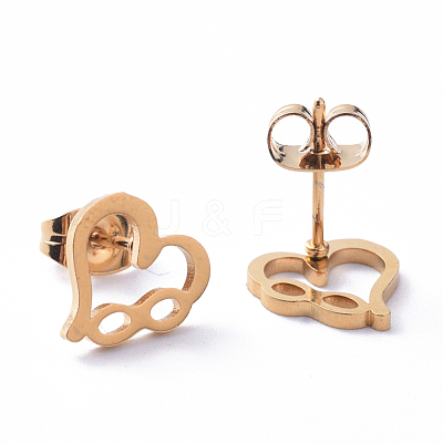 304 Stainless Steel Jewelry Sets SJEW-D094-04G-1
