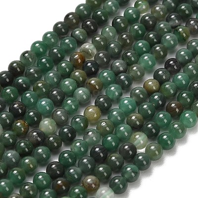 Natural African Jade Beads Strands G-F820-K02-4mm-1