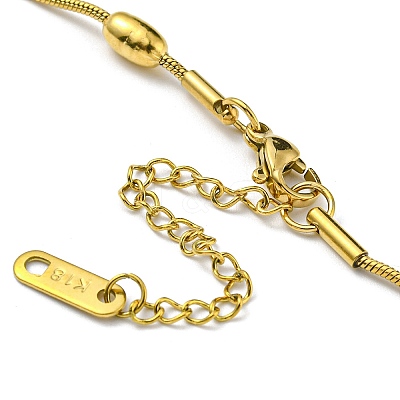 304 Stainless Steel Satellite Chain Necklaces BJEW-K257-06G-1