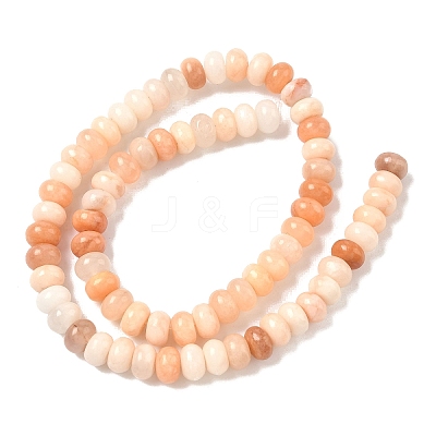 Natural Pink Aventurine Bead Strands G-R408-5x8-08-1