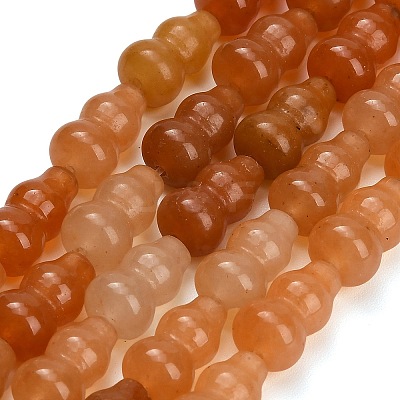 Natural Red Aventurine Beads Strands GG-CBA792A-D01-8x14mm-1