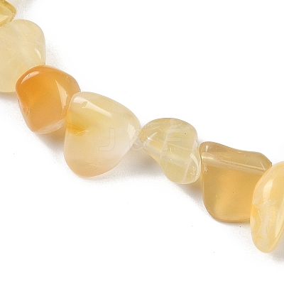 Natural Yellow Opal Nuggets Beads Strands G-B125-A04-01-1