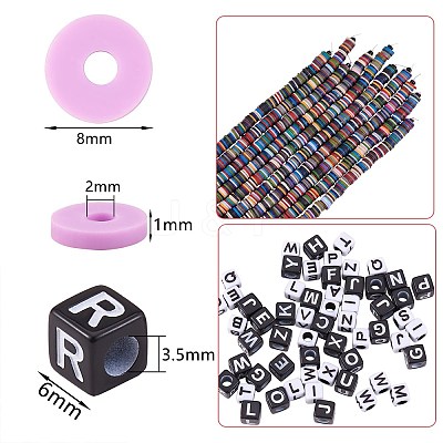 10 Strands Handmade Polymer Clay Beads Strands CLAY-SZ0001-63-1