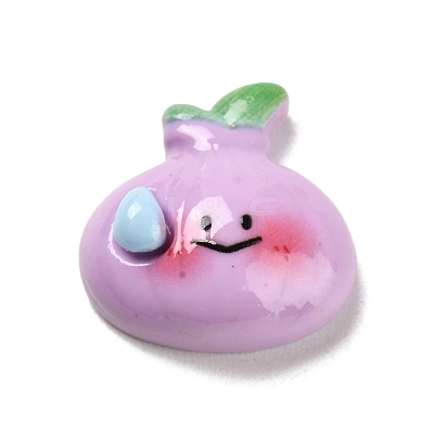 Opaque Resin Cabochons RESI-Z012-01D-1