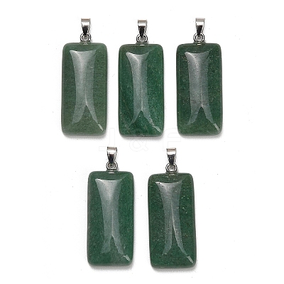 Natural Green Aventurine Pendants GG-CBAA0EE-01P-03-1