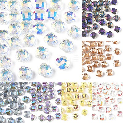 30Pcs Electroplate Glass Beads EGLA-YW0006-16A-1