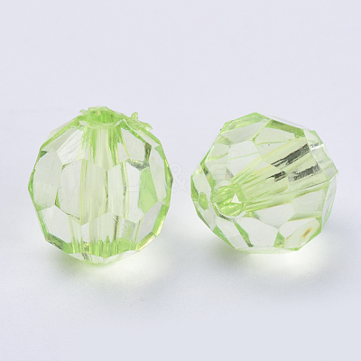 Transparent Acrylic Beads TACR-Q257-10mm-V32-1