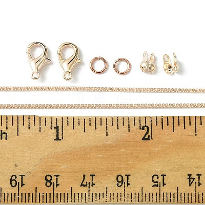 DIY Brass Chain Extender/End Chains Making Kits DIY-FS0005-61RG-1