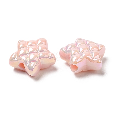 Opaque Acrylic Waffle Beads MACR-D074-03E-1