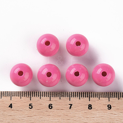 Opaque Acrylic Beads X-MACR-S370-C12mm-A13-1