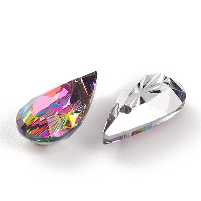 Embossed Glass Rhinestone Pendants GLAA-J101-06A-001VO-1