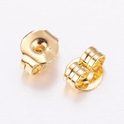 Brass Ear Nuts KK-F714-04G-1