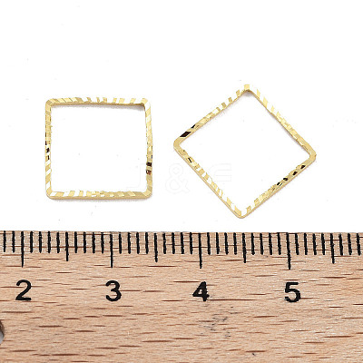 Brass Beads Frames KK-M288-01G-D-1