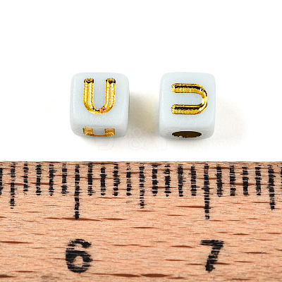 Plating Acrylic Beads OACR-N140-01C-U-1