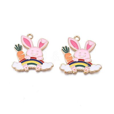 Alloy Enamel Pendants ENAM-N055-096A-1