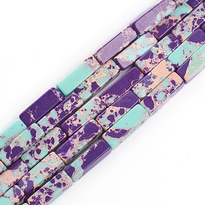 Synthetic Imperial Jasper Beads Strands G-I269-04-1