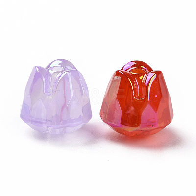 Transparent Acrylic Imitation Jelly Beads OACR-P011-02C-1