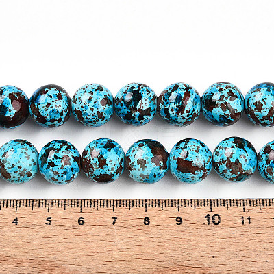 Synthetic Turquoise Beads Strands TURQ-T004-08A-10-1