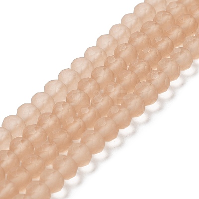 Transparent Glass Beads Strands EGLA-A034-T8mm-MD20-1