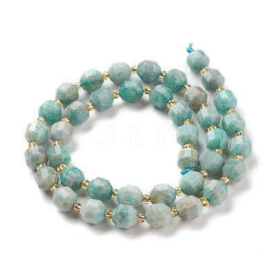 Natural Amazonite Beads Strands G-K303-A07-8mm-1