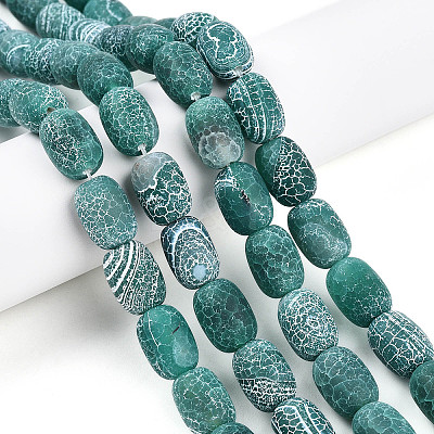 Natural Weathered Agate Beads Strands G-N344-42C-1