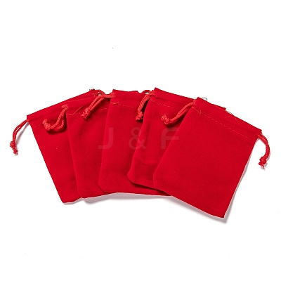 Rectangle Velvet Pouches LS-TP-R002-7x9-04-1