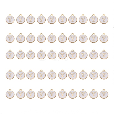 Golden Plated Alloy Charms ENAM-SZ0001-25A-Y-1