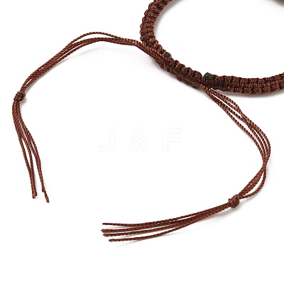 Adjustable Nylon Cord Braided Bead Bracelet Sets BJEW-JB05551-1