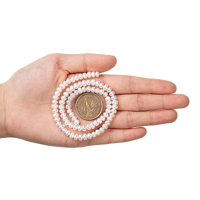 Natural Cultured Freshwater Pearl Beads Strands PEAR-G007-39-1