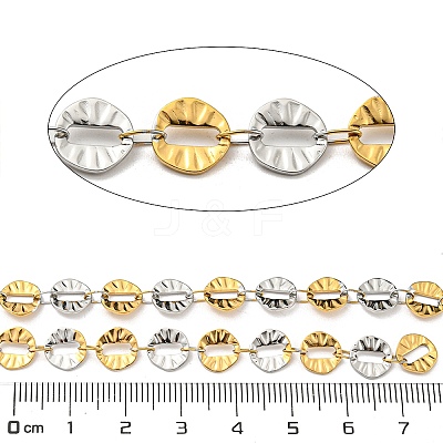 Ion Plating(IP) 304 Stainless Steel Flat Round Chains CHS-E031-03GP-1