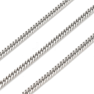 316 Surgical Stainless Steel Cuban Link Chains CHS-B010-01B-P-1