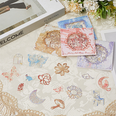 4Sets 4 Styles Paper Scrapbooking DIY-GF0011-36-1
