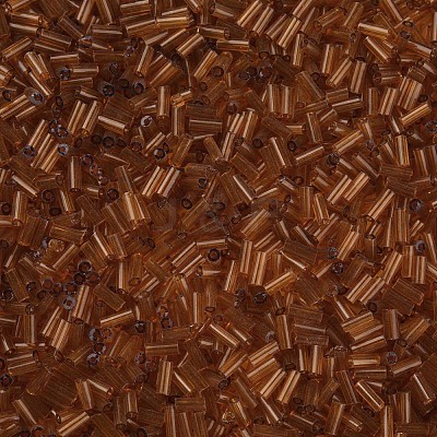 Transparent Glass Bugle Beads SEED-N005-001-C07-1