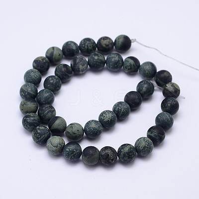 Natural Kambaba Jasper Beads Strands G-D744-6mm-1