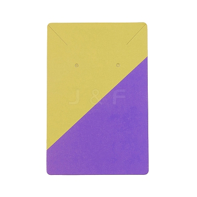 Rectangle Paper Earring Display Cards CDIS-D007-01E-1