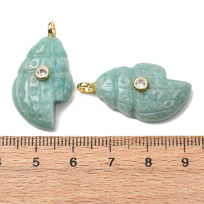 Natural Mixed Stone Carved Pendants G-H357-05G-1