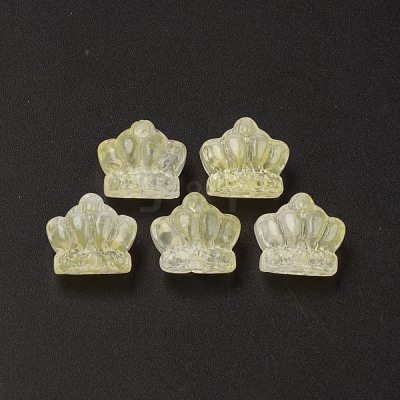 Two Tone Transparent Spray Painted Glass Beads GLAA-Q092-02-C04-1