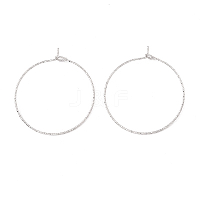 316 Surgical Stainless Steel Hoop Earrings Findings STAS-D183-02P-03-1