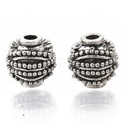 Tibetan Style Alloy Beads TIBE-S320-101AS-LF-1