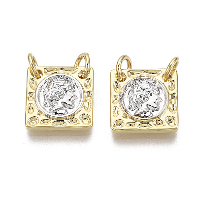 Brass Charms KK-R133-002G-NF-1