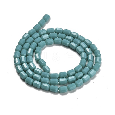 Opaque Glass Beads Strands GLAA-G112-04G-1