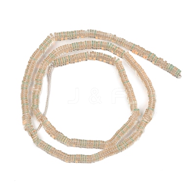 Electroplate Glass Beads Strands GLAA-B023-01A-01-1