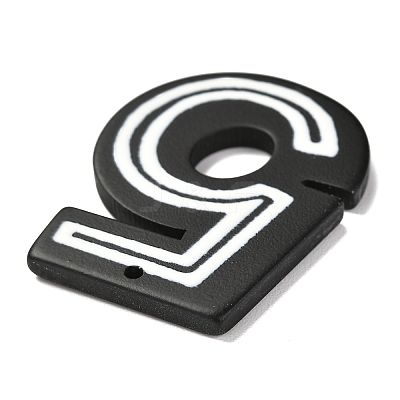 Opaque Acrylic Pendants SACR-L003-02-1