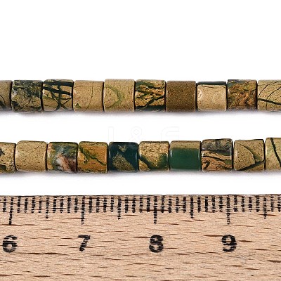 Natural Verdite Stone Beads Strands G-T141-89B-1