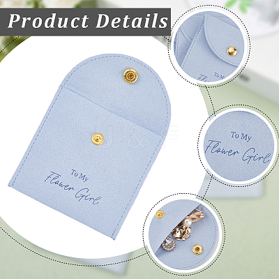 10Pcs Velvet Pouches with Snap Button ABAG-SP0001-42D-1