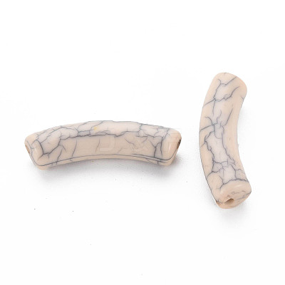 Opaque Crackle Acrylic Beads MACR-S372-002N-006-1