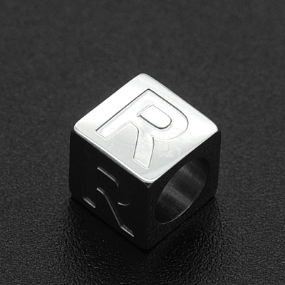 Non-Tarnish 201 Stainless Steel European Beads LS-STAS-N090-LA062-R-1