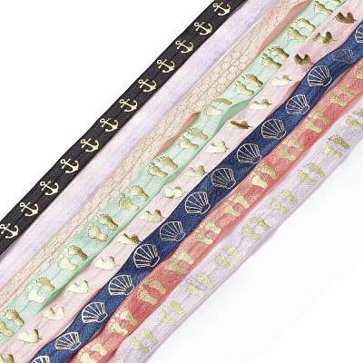 Polyester Elastic Printed Ribbon OCOR-XCP0001-57-1