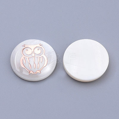 Freshwater Shell Cabochons BSHE-S622-06-1