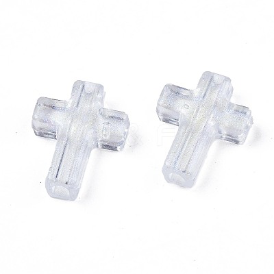 Transparent Acrylic Beads X-OACR-N008-100-1